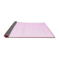thumbnail image 2 of Ahgly Company Indoor Square Solid Pink Modern Area Rugs, 8' Square, 2 of 4