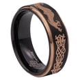thumbnail image 6 of Celtic Dragon Tungsten Carbide Ring, 6 of 9