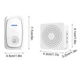 thumbnail image 3 of TIMIFIS Cat Pet Supplies Sonnette Sans Fil, Kit de Carillon de Porte Installation Facile, Volume Réglable, 38 Mélodies, LED Flashfall/hiver, 3 of 9