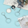 thumbnail image 4 of 4Pcs Alloy & Iron Keychian Chain Platinum 115mm, 4 of 5