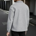 thumbnail image 4 of uikmnh Cute Shirts Men's Autumn and Winter Lapel Woolen Shirt Jacket Size:S, 4 of 4