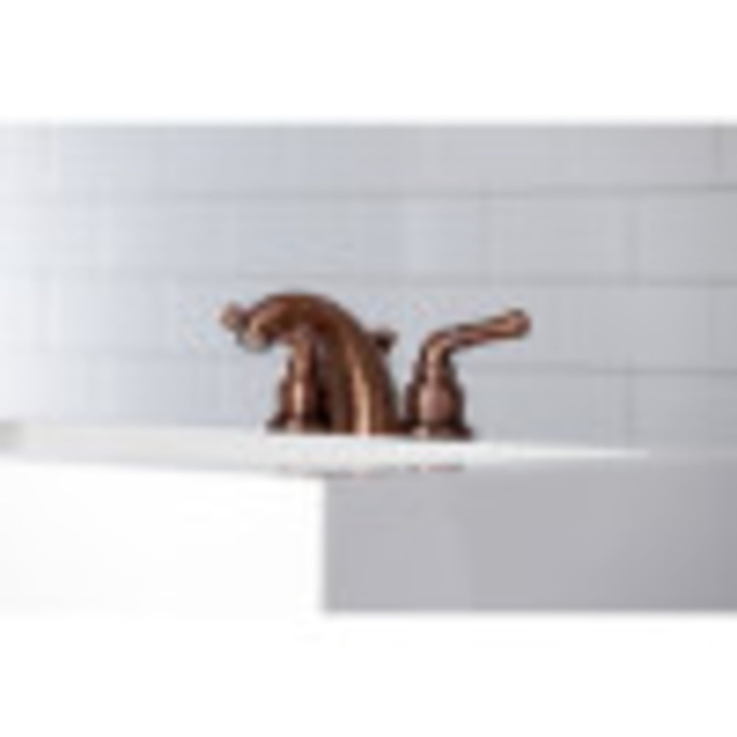 Kingston Brass KB956 Magellan Mini-Widespread Bathroom Faucet, Antique Copper