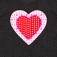 thumbnail image 4 of Inktastic Valentine Red Heart with Dots Women's Plus Size T-Shirt, 4 of 5