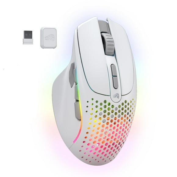 Glorious Model I 2 Wireless - MMO Gaming Mouse (White), 9 P