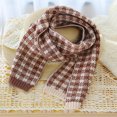 thumbnail image 2 of Amaiiu 3-10 Years Old Kids Winter Scarf Solid Color Knitted Scarves Wrap for Toddler Boy Girls, 2 of 9