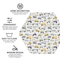 thumbnail image 3 of Naloa Transport 1 Leather Coasters for Drinks, Durable Drink Coasters 4 Set for Tabletop Protection, Luxurious Home Décor and Housewarming Gift ( {designName})Hexagon, 3 of 6