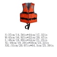 thumbnail image 2 of Life Jacket, Red Lightweight Portable Buoyancy Vest, 1 Pack Adjustable Secure Flotation Aid, for Swimming Boating Fishing Beach Outdoor Water Activities, 2 of 7
