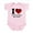 Petal Pink, variant on CafePress - I Heart Catalina Island Body Suit - Baby Light Bodysuit, Size Newborn - 24 Months