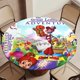 thumbnail image 5 of La gran aventura de los piruletas-theme Fitted Round Tablecloths Elastic Edged Table Covers Waterproof Table Cloth for Kitchen Holiday Party Tables Decor 120cm, 5 of 6