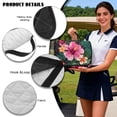 thumbnail image 6 of Psesaysky Golf Cart Seat Covers, Golf Cart Seat Towel Blanket with Handle, Foldable, Soft and Comfortable, Suits EZGO, Yamaha, Club Car and Other 2-Seat Carts, 51"x 30.3", Tropical Hibiscus Flower, 6 of 8