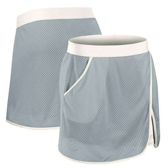 Women's Fanatics Gray Pittsburgh Steelers Studio Wellness Skort