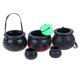 thumbnail image 3 of Halloween Candy Pot Halloween Cauldron novedad Halloween cubo ornamento calavera bruja juguete, 3 of 4