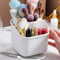 thumbnail image 6 of Miogawg Makeup Brush Holder, 360° Rotating Cosmetic Tools Organizer With Dustproof Lid, 8 Compartments For Organized Storage, Stylish And Durable Design For Vanity, 6 of 8