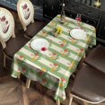 thumbnail image 2 of Pioneer Flower Floral Print Pattern Rectangle Tablecloth 60"x120", Waterproof Polyester Table Cloth, Wipeable Spillproof for Dining Camping Indoor Outdoor, 2 of 6