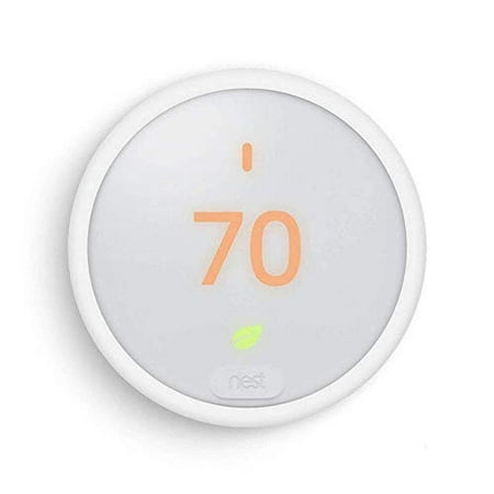 Refurbished Nest 1 Pack Home Thermostat T4000ES Learning Thermostat E White 1 Pack