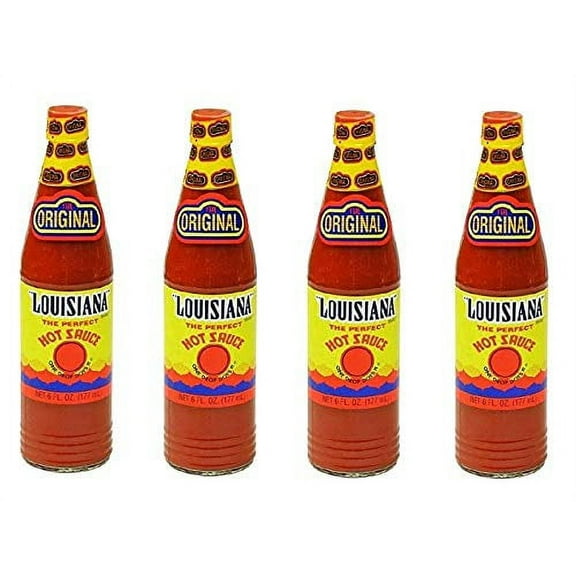 Louisiana Sauce Hot Sauce, 6 oz (4-Pack)