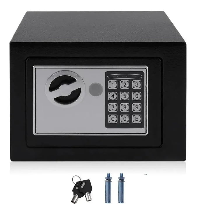 Caja Fuerte Digital 2 Llaves Teclado Numérico