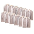 thumbnail image 6 of ✪ 12pcs Hanging Garment Bags Lightweight Clear Clothes Cover Full Zipper Suit Bag, 6 of 17