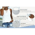 thumbnail image 4 of Langwyqu Summer Sleeveless Lace Stitching Women Tank Tops Cami Shirt, 4 of 5