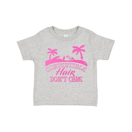 

Inktastic Convertible Hair Don t Care Pink Car Silhouette Gift Toddler Toddler Girl T-Shirt