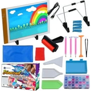 Kronictron 5D Diamond Painting A4 LED Light Pad Kit with Diamond Painting Tools & Accessories