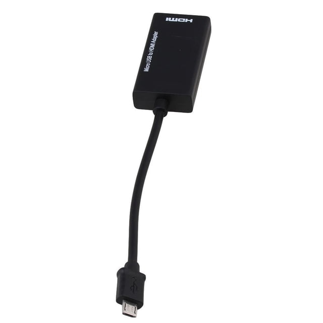 Tipo-C y Micro USB a HDMI-compatible 1080P HD Audio Video Adapter Cable para HDTV