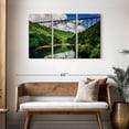 thumbnail image 3 of Elephant Stock New River Gorge Bridge Wall Art - Horizontal Multi Panel Canvas - Living Room Wall Decor - Architecture Multi Panel - Green And Blue Decor - 45" x 28", 3 of 8