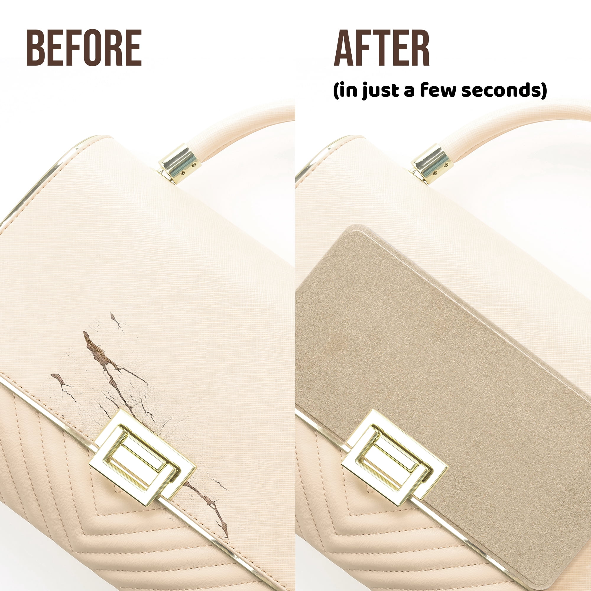 Instant MastaPlasta Suede Premium Repair Patch. Tan Suede 8in x 4in /20cm x 10cm. Premium Self-Adhesive Suede Upholstery Patches for Sofas, Car Interiors, Bags, Shoes & More