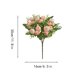thumbnail image 3 of YiJuHui Artificial Silk Flowers Bouquet Realistic Fake Bridal Wedding Decor for Home Garden Party Centerpieces Valentine's Day Gift, 3 of 4