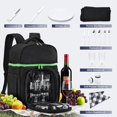 thumbnail image 3 of Mochila de Picnic Vogano para 2 personas con Compartimento Refrigerado, 3 of 6