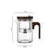 thumbnail image 1 of Tetera con contenedor interior de separación de agua, interruptor magnético de un clic, filtración de separación de té, tetera de vidrio, nueva moda, 1 of 5