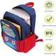 thumbnail image 5 of Mochila para niños, mochila escolar ligera para niños, bolsa de escuela primaria, gran capacidad, bolsa de viaje para libros de guardería preescolar (Rojo), 5 of 5
