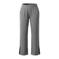 thumbnail image 5 of Guluxicc Womens Lounge Pants with Pockets Elastic Waist Long Straight Leg Trousers for Everyday Wear Summer Casual Outfits, 5 of 5