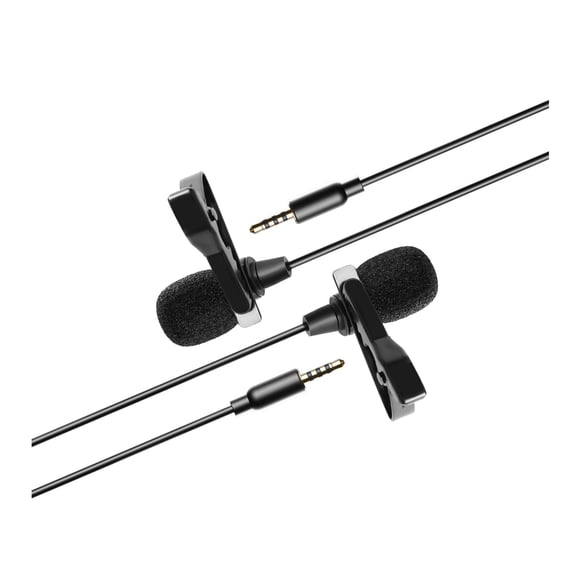 Micrófono Lavalier Knox Gear omnidireccional (paquete de 2)