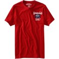 thumbnail image 1 of Aeropostale Varsity Athletic Deptment - Camiseta gráfica para hombre, color rojo, grande, 1 of 1