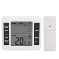 thumbnail image 3 of Alarma De Congelador, Se Puede Restablecer Manualmente El Termómetro Del Refrigerador, Fácil De Instalar Y Operar Para Mujer Para El Hogar Del Refrigerador Para Adultos ANGGREK con 1 Transmisor, 3 of 8