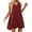Wine Red, variant on Women Summer Tunic Dress Sleeveless Loose Dresses Dresses Casual Loose Flowy Swing Shift Dresses Beach Dresses