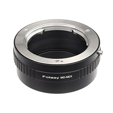 Image of Fotasy Minolta MD Lens to Sony E-Mount NEX Camera NEX-5N NEX-5R NEX-5T NEX-6 NEX-7 a6300 a6000 a5100 a5000 a3500 a3000 NEX-VG30 NEX-VG900 NEX-FS100 NEX-FS700 NEX-EA50 PXW-FS7 Adapter