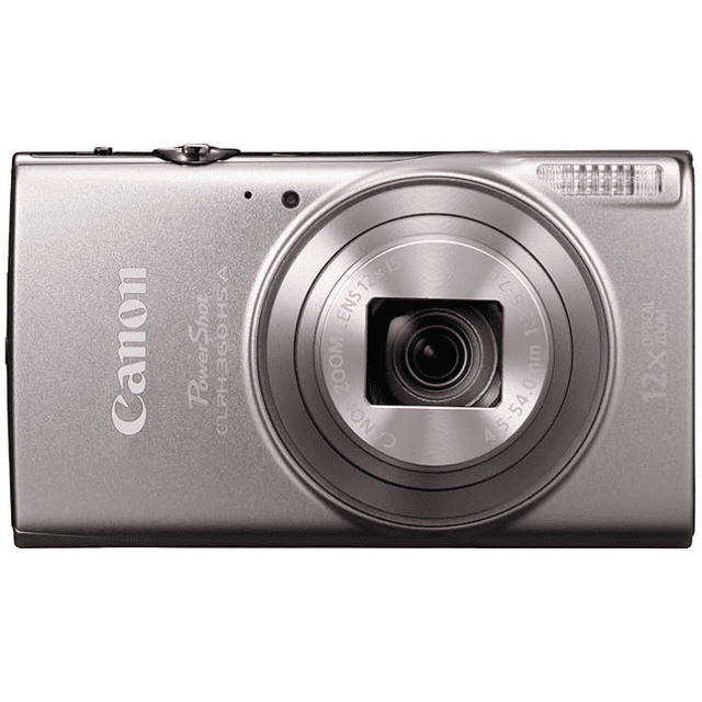 Canon - PowerShot ELPH 360 20.2-Megapixel Digital Camera - SILVER