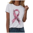 thumbnail image 1 of T-Shirts pour Femmes Été Manches Courtes Hauts Graphiques Mode Décontractée Tees Confortables pour un Usage Quotidien, 1 of 4