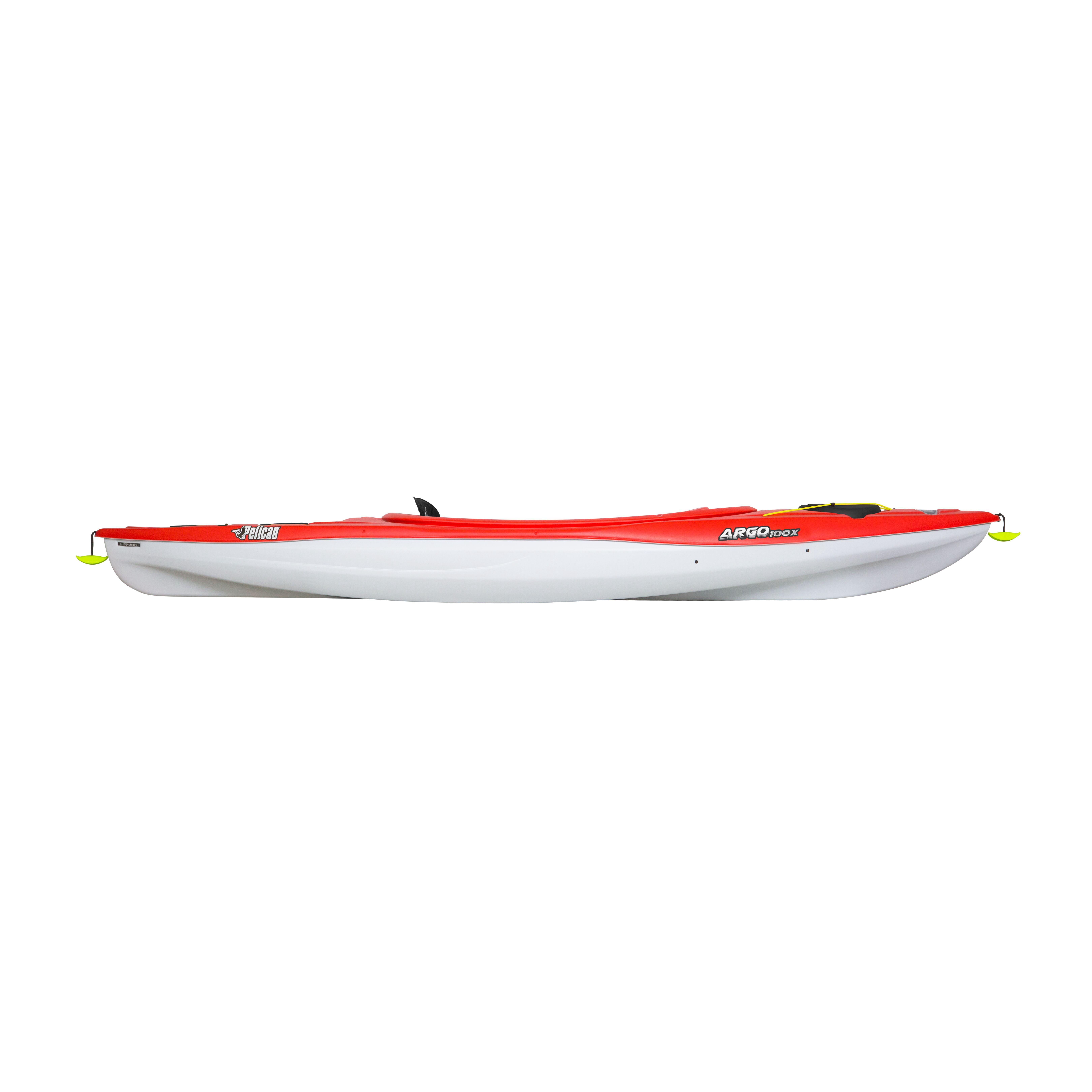 Pelican - Argo 100X - 1 Person Recreational Sit-in Kayak - 10 ft - Fireman Red