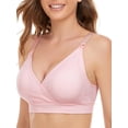 thumbnail image 3 of Esho Nursing Bras for Women, Soft Cotton Wireless Seamless Maternity Sleeping Bras, 3 of 4