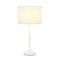 thumbnail image 3 of Mod Lighting and Decor Stick Lamp with Drum Shade - 22.5" - White, 3 of 9