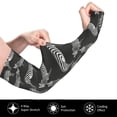 thumbnail image 3 of Sun Protection Arm Sleeves for Men Women, cool black zebra Sleeves to Cover Arms with Thumb Hole Cooling Sleeve, 3 of 6