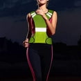 thumbnail image 3 of Reflective Safety Running Vest Multi Adjustable Vest Night Running Outdoor Reflective Clothing  Fluorescent Yellow Without Light, 3 of 8