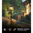 thumbnail image 4 of 63 in Solar Pole Lights Outdoor 2 Pack, Vintage Solar Lamp Post Lights, Outdoor Decorations for Yard Waterproof IP44, Outdoor Decor for Garden, Pathway, Yard, Front/Back Door, Warm White, Decoration, 4 of 5