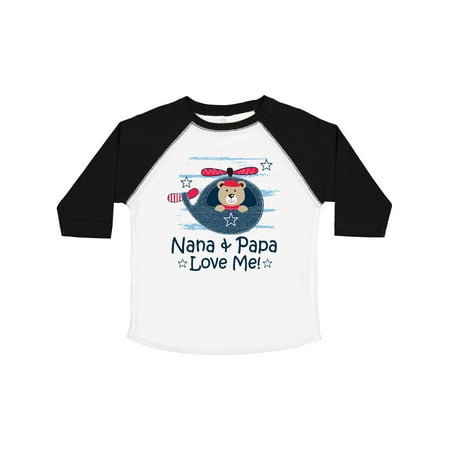 

Inktastic Nana and Papa Love Me Grandson Boys Toddler T-Shirt
