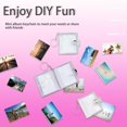 thumbnail image 5 of 2 Pack 2 Inch Mini Photo Albums, Keychain with 20 Pockets, Card Holder, for Storing Photos, Mini Photo Album, Gift Idea (2 Colors), 5 of 5