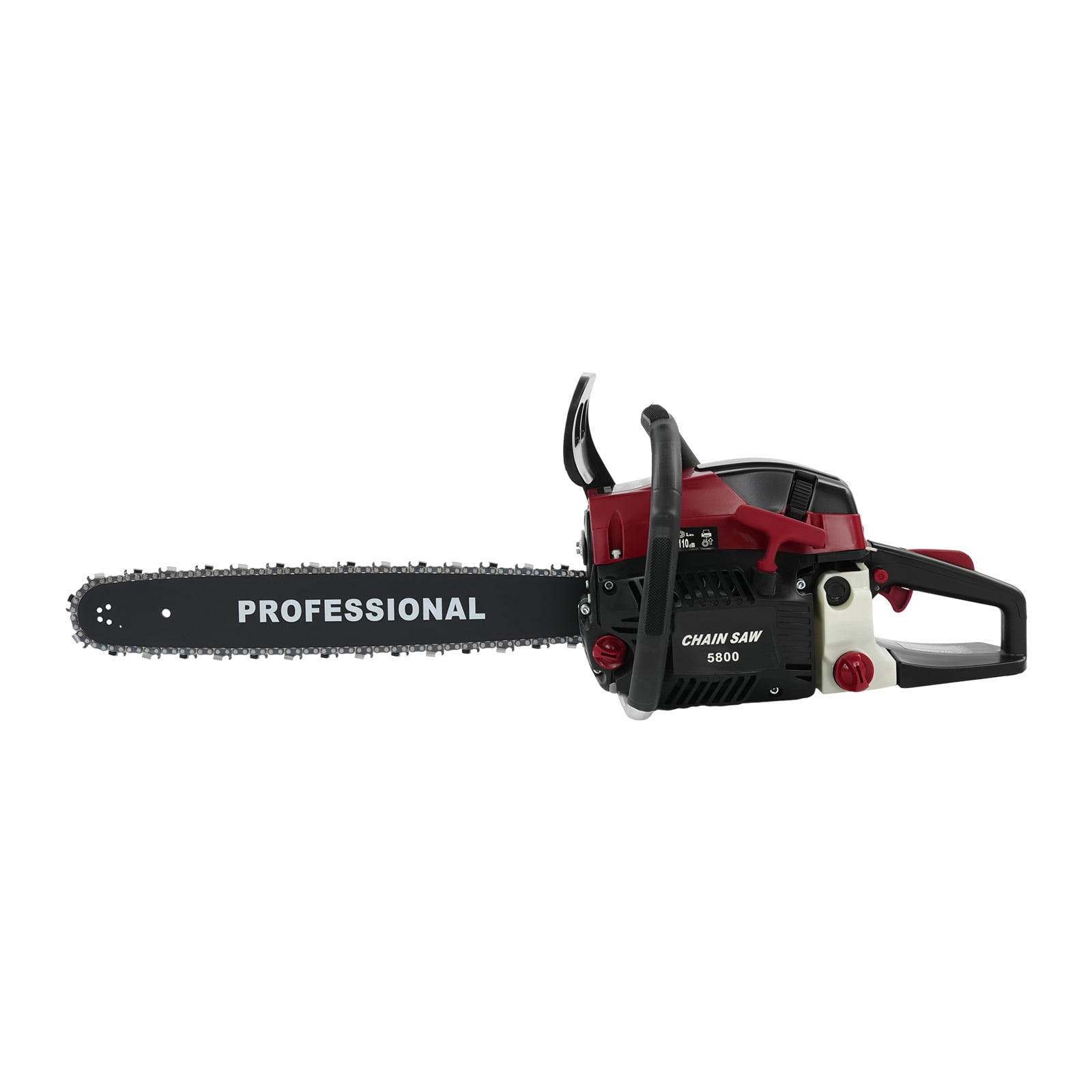 58cc Gas Chainsaw 20'' Gasoline Powered Chain Saw 2 Cycle Engine Single Cylinder