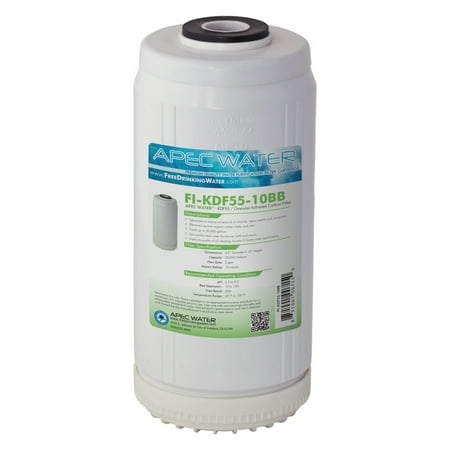 

APEC 10 in. Whole House Replacement Water Filter Chlorine Heavy Metal and Bacteria Removal (FI-KDF55-10BB)